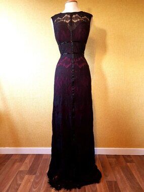 The eighth piece of the Fiss clothing collection - a purple wide-skirted dress